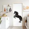 Zwart - Paard - Portret deurposter klein -sfeer5