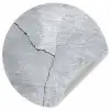 Beton - Scheur - Grijs Wandcirkel behangsticker klein -3d