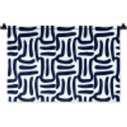 Abstract - Modern - Blauw Wandkleed katoen klein 269 -zz3d