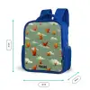 Patroon - Dino - Pterosaurussen Kinderrugzak - Blauw middel -productfoto_formaten
