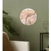 Marmer - Roze - Rosé Wandcirkel kunststof plaat 5mm dik klein -sfeer3