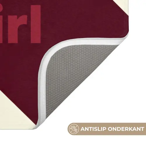 you go girl - 3D - Rood Badmat klein -USP_AntislipNL