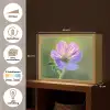 Bloem - Close up - Paars Light Box met batterij (Wandlamp) middel -USP_websiteoverzichtNL