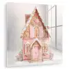 Huisje - Suiker - Pastel plexiglas 5mm klein -zzzproduct_nieuw