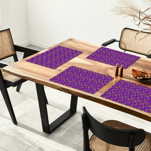 Panterprint - Paars - Groen - Neon Placemat vinyl groot 368 -zzsfeer4_Kitchenyeah-website