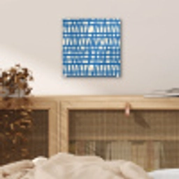 Ruitpatroon - Blauw - Crème plexiglas 5mm klein 11 -sfeer4