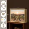 Wijngaard - Zonsondergang - Landschap Light Box met batterij (Wandlamp) middel -USP_websiteoverzichtNL