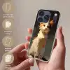 Kat - Geschilderd - Artistiek - Wit Telefoonhoesje iPhone 17 Pro klein -sfeer3_NL