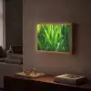 Grassprieten - Lichtinval - Groen Light Box met batterij (Wandlamp) middel -sfeer1