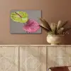 Planten - Anthurium - Groen - Roze PET vilt klein -sfeer4