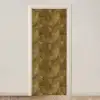 Organisch - Lijnen - Goud deurposter klein 289 -3d_beige