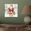 Kerstman- Winter - Sneeuw - Wit - Rood plexiglas 5mm klein -sfeer3