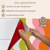 Banen - Golven - Kleurrijk - Verticaal keuken achterwand spatscherm klein -spatscherm_NL