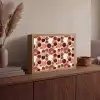 Cirkels - Modern - Kleurrijk Light Box met batterij (Wandlamp) middel 907 -sfeer2