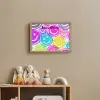 Smileys - Kleurrijk - Neon Light Box met batterij (Wandlamp kind) middel -sfeer2_kind