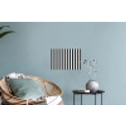 Verticale strepen - Blauw - Crème Muursticker klein 286 -plant