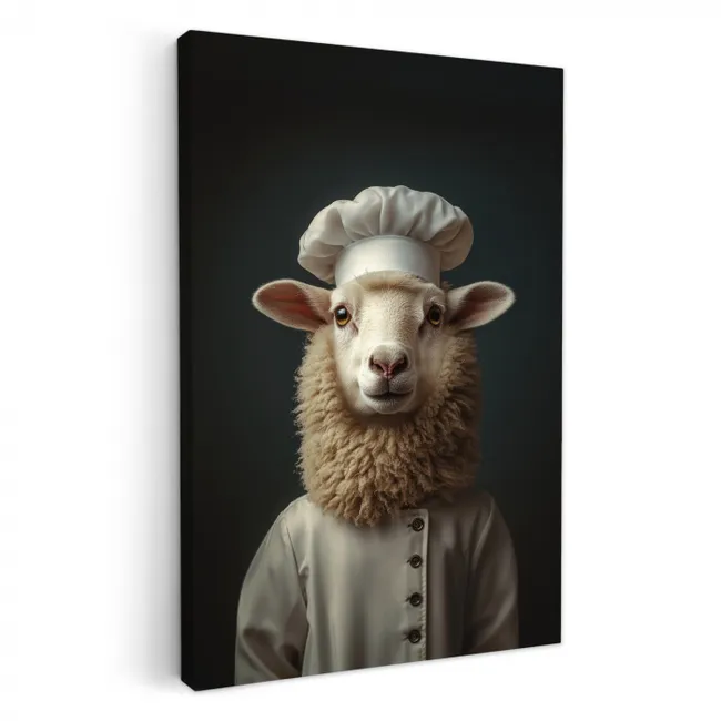 Schaap - Wol - Kok KitchenYeah - Keuken - Canvas klein -3d
