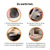 Beker - Rietje - Minimalistisch - Groen Inductie beschermer vinyl 3mm klein -zzzzzzz-td-werking