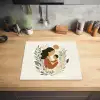 Illustratie - Moeder - Kind - Liefdevol Inductie beschermer vinyl 3mm middel -sfeer5