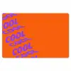 Cool - Paars - Oranje Placemat vinyl groot -zzsfeer1_Kitchenyeah-website
