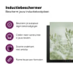 Grassen - Minimalistisch - Groen Inductie beschermer vinyl 3mm klein -zzzzzzz-cc-usp