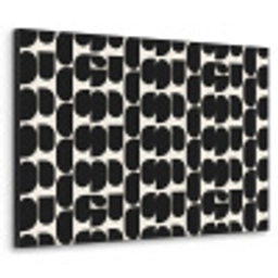 Modern - Patroon - Zwart Textielframe zwart klein 947 -3d