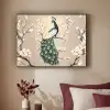 Pauw - Tak - Bloemen Textielframe zwart klein -sfeer1