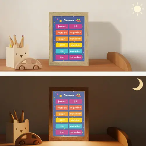 Maanden - Educatief - Leren voor kinderen - Ruimte Light Box met kabel klein -sfeer3_kind