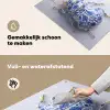 Kever - Delfts  - Blauw - Goud Inductie beschemer met haakjes klein -ky-schoon-nl