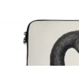 Zwanen - Hartvorm - Dieren laptophoes neopreen klein -detail