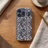 Spat - Stippen - Zwart - Wit Telefoonhoesje iPhone 17 Pro klein 878 -sfeer1