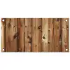 Hout - Planken - Bruin tuinposter los doek klein -3d