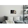 Vrouw - Goud - Zwart - Verf - Luxe Muursticker klein -slaapkamer