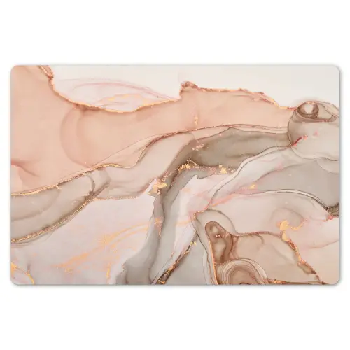 Marmer - Roze - Rosé Placemat vinyl groot -zzsfeer1_Kitchenyeah-website