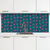 Blauwgroen - Appels - Vruchten keuken achterwand 2 middel 871 -3d