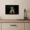 Ananas - Fruit - Water - Planten - Zwart KitchenYeah - Keuken - Fotolijst klein -sfeer2