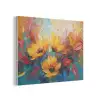 Bloemen - Dahlia - Kunst - Oranje - Watercolor PET vilt klein -3d