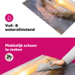Strand - Zonsondergang - Natuur - Landschap Inductie beschermer vinyl 3mm klein -wsfeer6_website