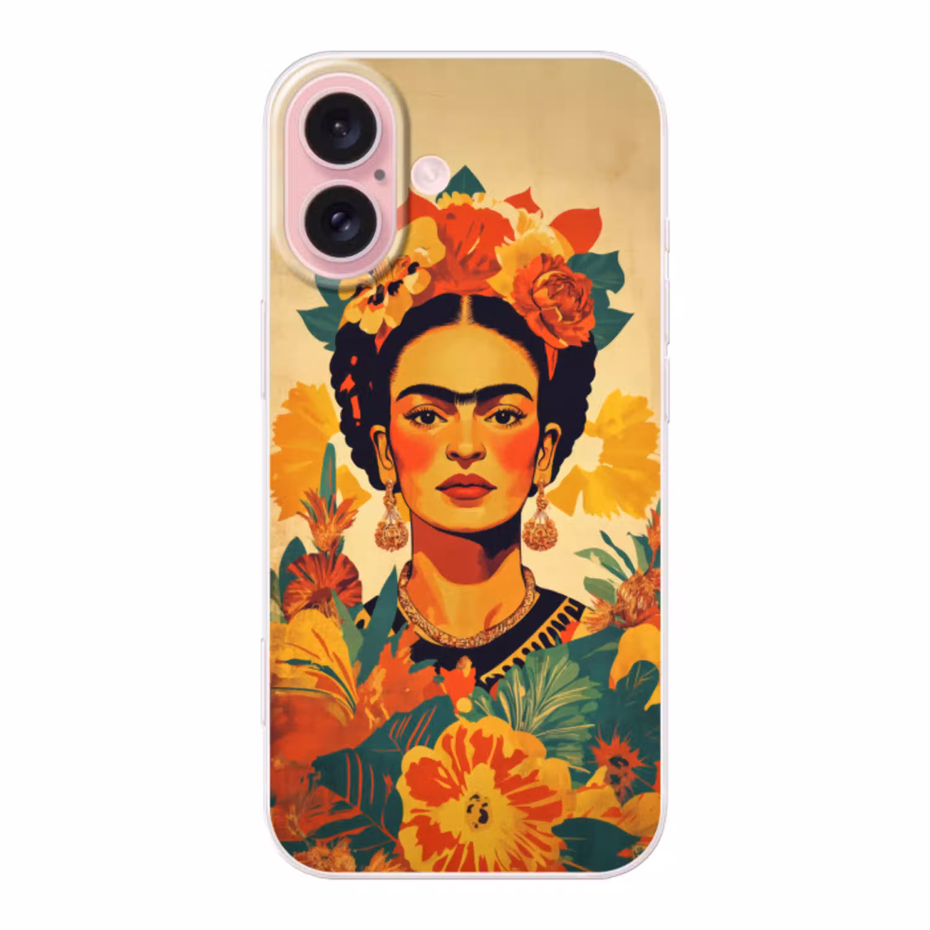 Vrouwelijk - Bloemen - Sieraden Apple iPhone 16 klein -3d