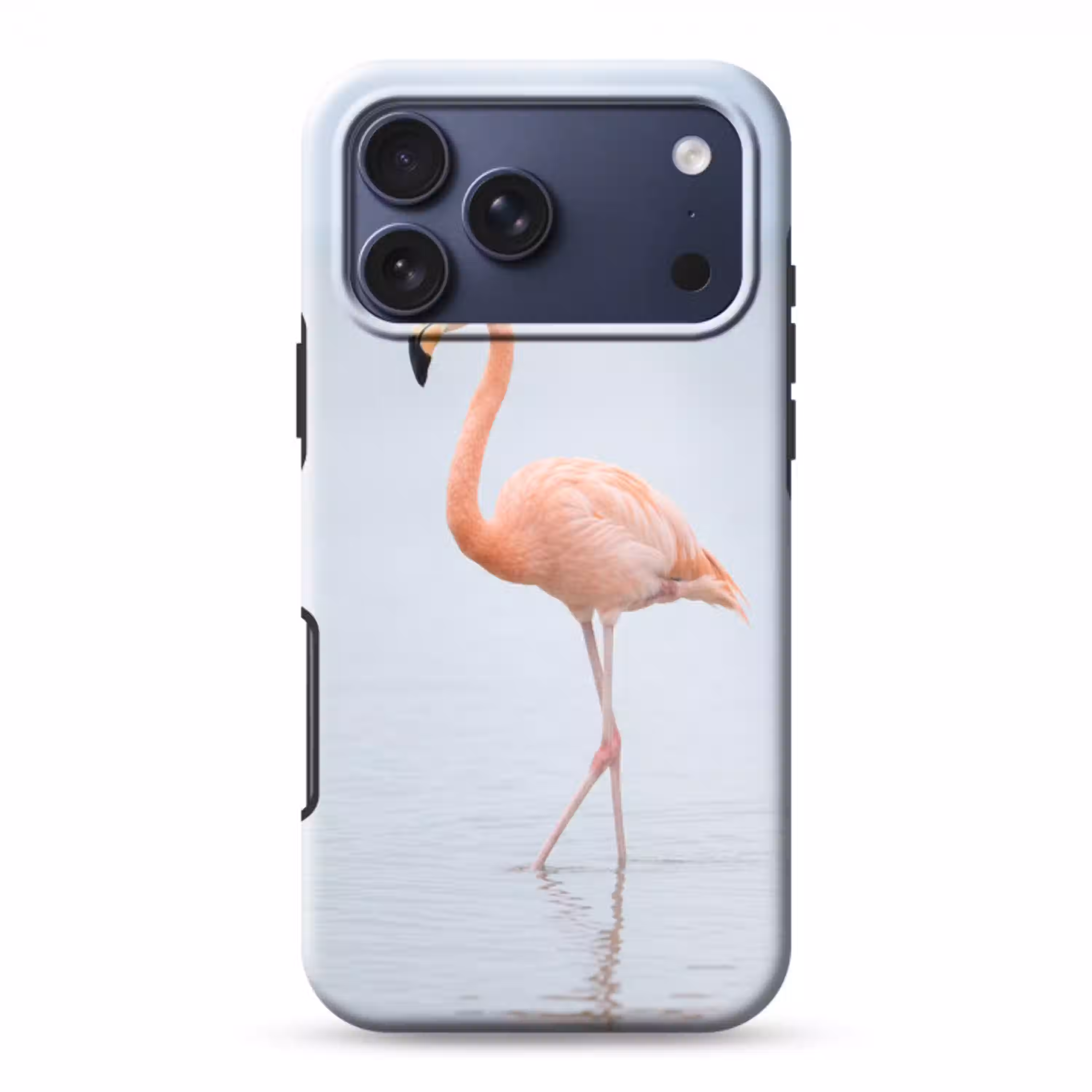 Flamingo - Zee - Roze Toughcase MagSafe Apple iPhone 17 Pro Max klein -3d