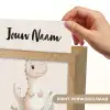 Dinosaurus - Pastel - Bladeren Light Box met kabel (Kinderlampje) klein -USP_websiteprintNL
