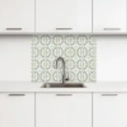 Klassiek - Pastel - Bloemaccent keuken achterwand 2 middel 865 -3d