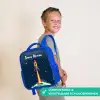 Planeet - Raket - Sterren - Donkerblauw Kinderrugzak - Blauw middel -sfeer3_NL