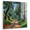 Pad - Bomen - Schaduw - plexiglas 5mm klein -zzzproduct_nieuw
