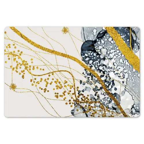 Abstract - Goud - Natuur - Kunst Placemat vinyl groot -zzsfeer1_Kitchenyeah-website