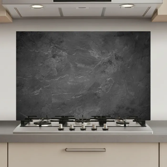 Structuur - Cement - Beton - Grijs - Vintage keuken achterwand spatscherm klein -3d_website