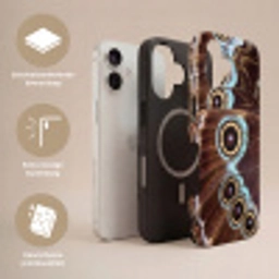 Vleugels - Vlinder - Blauw Toughcase MagSafe Apple iPhone 17 klein -USP_Lagen_NL