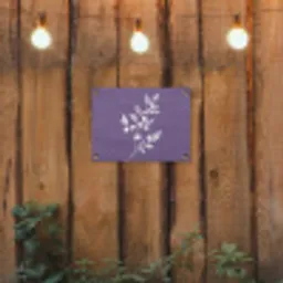 Tak - Sierlijk - Bladeren - Minimalistisch tuinposter los doek klein -sfeer1