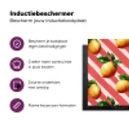 Citroen - Geïllustreerd - Oranje Inductie beschermer vinyl 3mm klein 276 -zzzzzzz-cc-usp