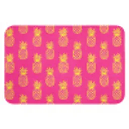 Ananas - Trendy - Roze Badmat klein 997 -3d